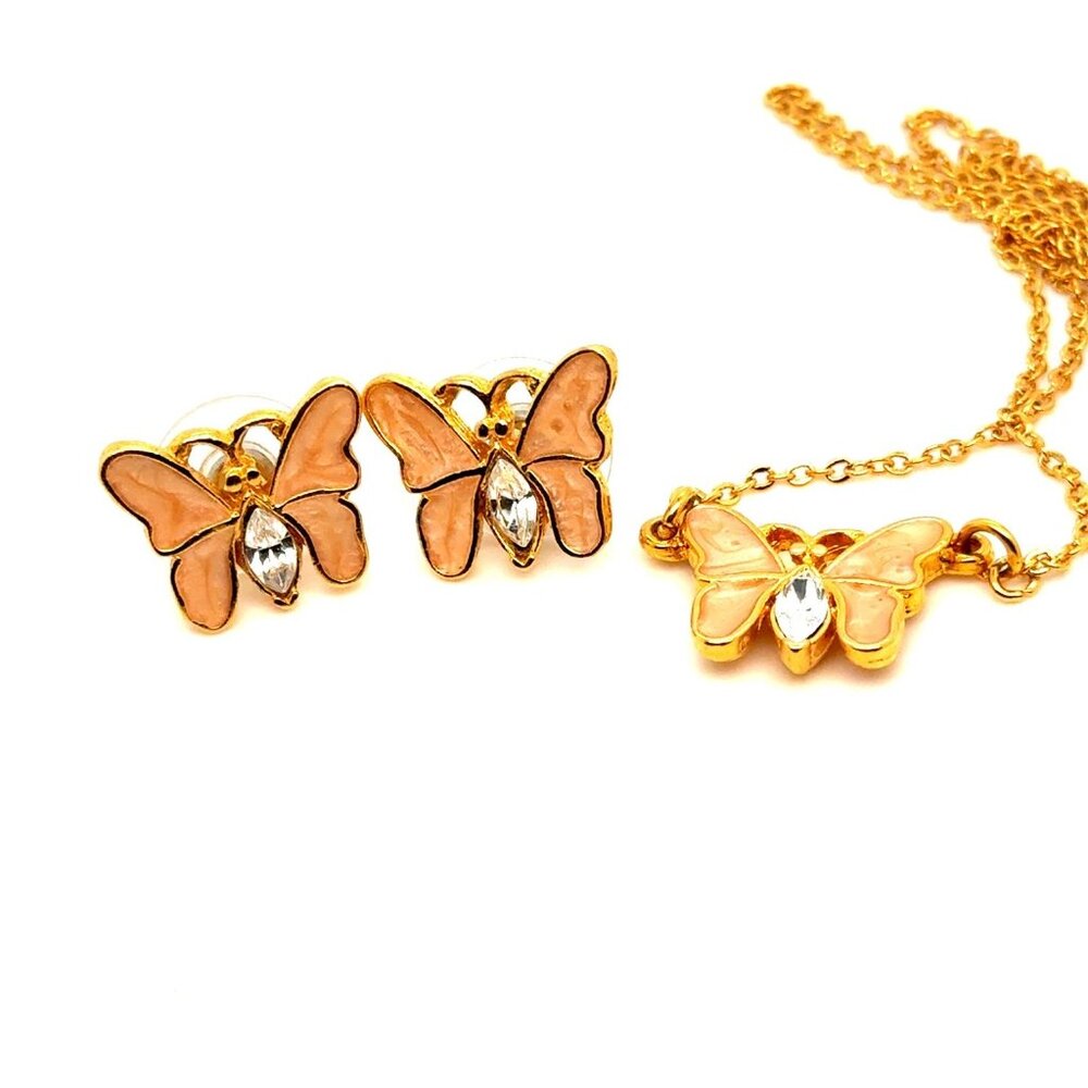 Butterfly Necklace & Earrings‎ Set